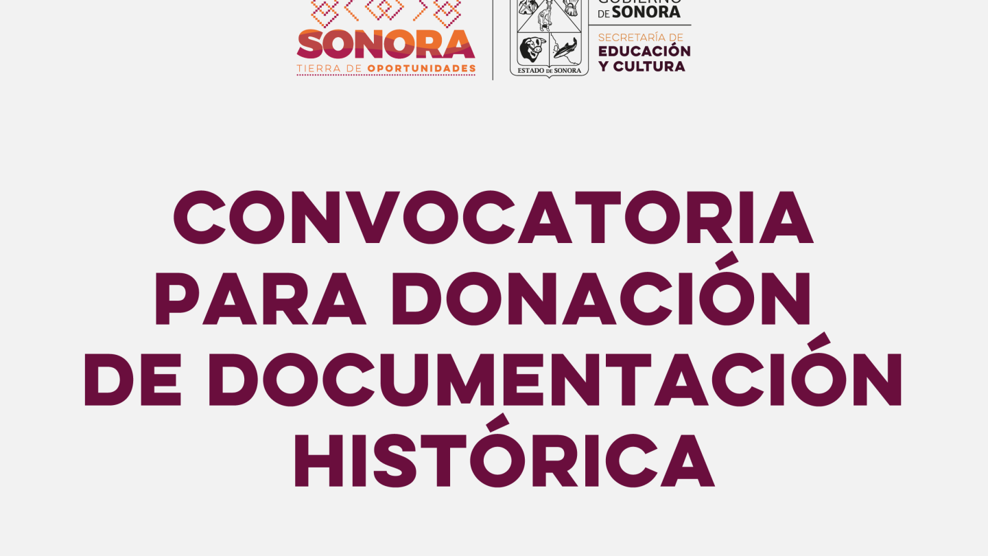Convocatoria - Donación de Documentación Histórica